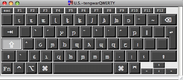 U.S.-tengwarQWERTY with capslock